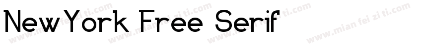 NewYork Free Serif字体转换